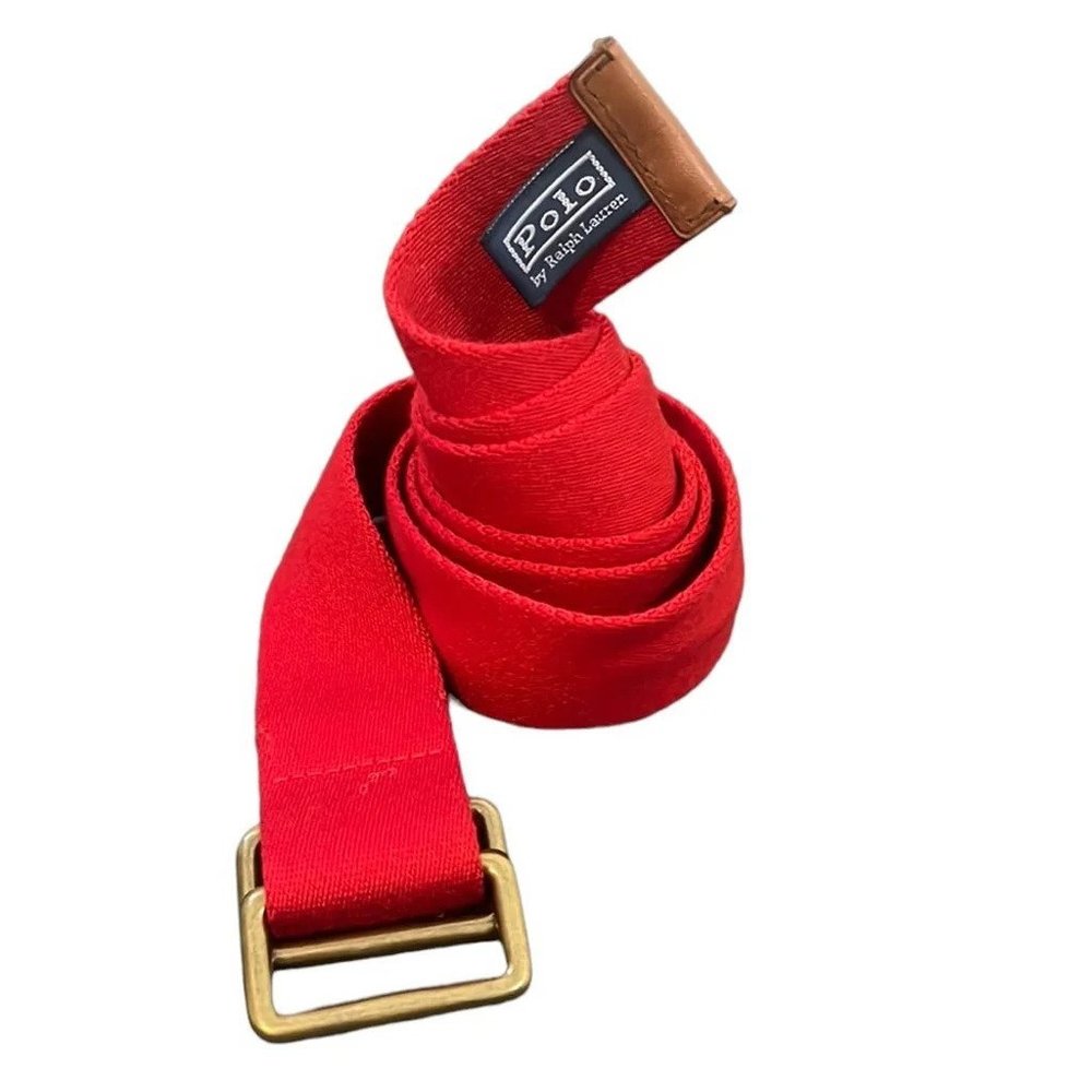 Ralph Lauren Canvas D-Ring Belt
